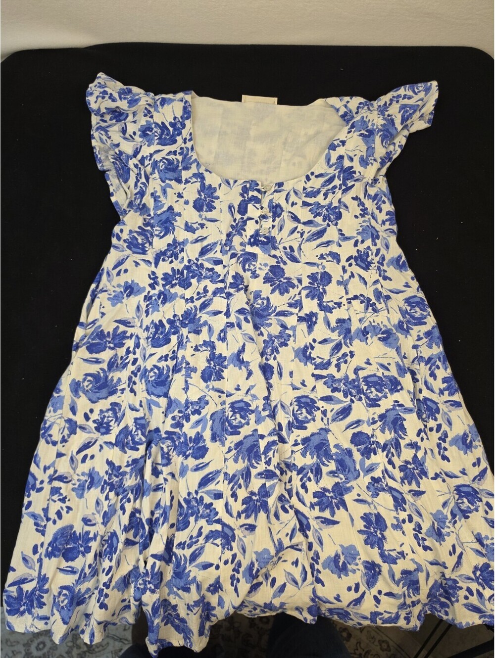 Blue and White Floral Dress with Pockets, NWT, by Together - Women's Size Small